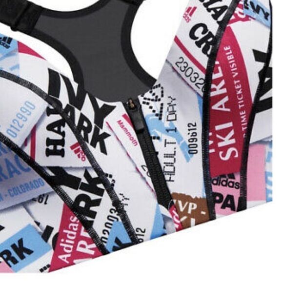 adidas Ivy Park Medium-Support Ski Tag Bra - Picture 8 of 11